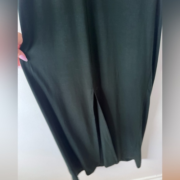 Reformation Sleeveless Turtleneck Maxi Dress in Forest Green Medium - Picture 3 of 5